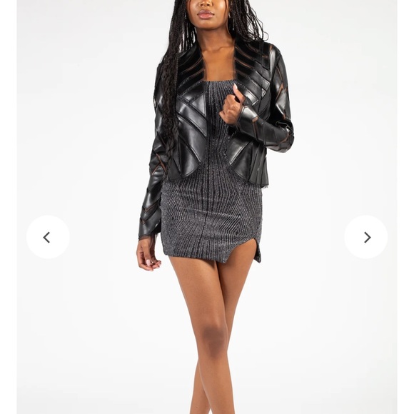 Mesh Vegan Leather jacket from Honey - Picture 3 of 4